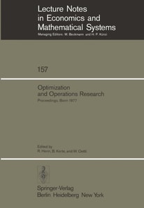 Optimization and Operations Research