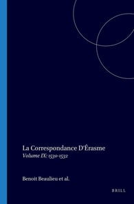 Correspondance d'Erasme