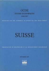 Etudes economiques de l'OCDE : Suisse 1987