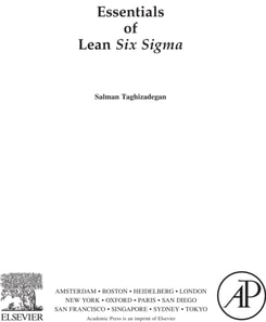 Essentials of Lean Six Sigma