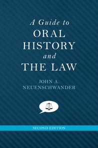 Guide to Oral History and the Law