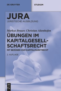 Übungen im Kapitalgesellschaftsrecht
