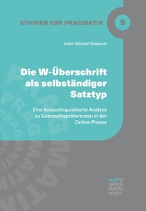 Die W-Uberschrift als selbstandiger Satztyp