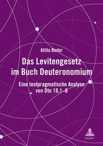 Das Levitengesetz im Buch Deuteronomium
