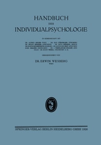 Handbuch der Individualpsychologie