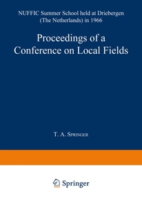Proceedings of a Conference on Local Fields