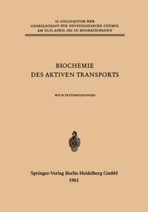 Biochemie des Aktiven Transports