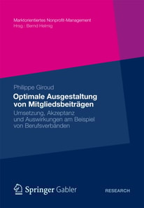 Optimale Ausgestaltung von Mitgliedsbeiträgen