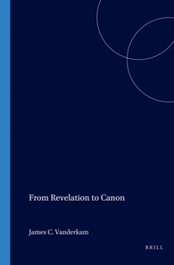 From Revelation to Canon