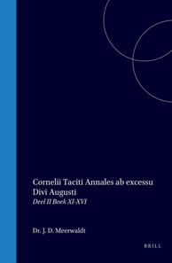 Cornelii Taciti Annales ab excessu Divi Augusti