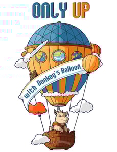 Only Up with Donkey's Balloon