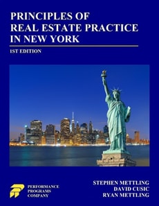 Principles of Real Estate Practice in New York: First Edition