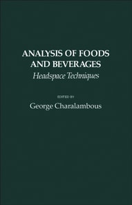 Analysis of Foods and Beverages