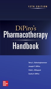DiPiro's Pharmacotherapy Handbook, 12th Edition