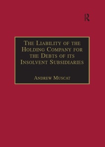 Liability of the Holding Company for the Debts of its Insolvent Subsidiaries