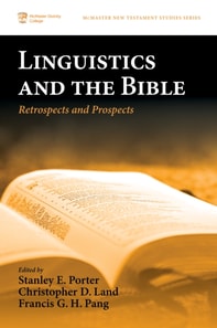 Linguistics and the Bible