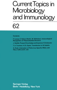 Current Topics in Microbiology and Immunology / Ergebnisse der Mikrobiologie und Immunitatsforschung