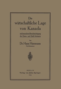Die wirtschaftliche Lage von Kanada