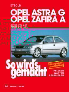 Opel Astra G 3/98 bis 2/04, Opel Zafira A 4/99 bis 6/05