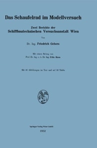 Das Schaufelrad im Modellversuch