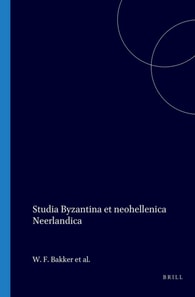 Studia Byzantina et neohellenica Neerlandica