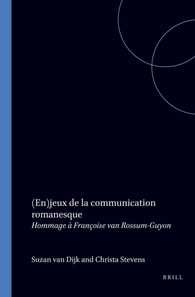 (En)jeux de la communication romanesque