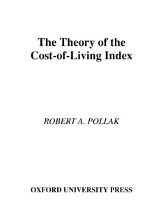 Theory of the Cost-of-Living Index