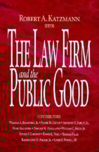 Law Firm and the Public Good