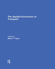 Applied Economics of Transport