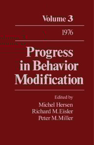 Progress in Behavior Modification