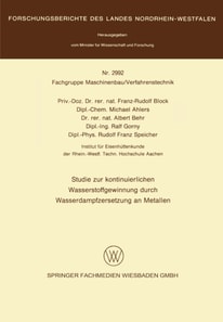 Studie zur kontinuierlichen Wasserstoffgewinnung durch Wasserdampfzersetzung an Metallen
