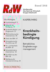 Krankheitsbedingte Kündigung