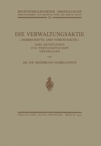 Die Verwaltungsaktie