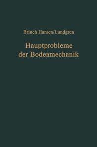Hauptprobleme der Bodenmechanik