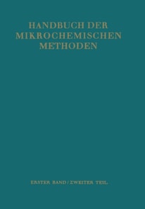 Waagen und Geräte zur Anorganischen Mikro-Gewichtsanalyse
