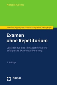 Examen ohne Repetitorium