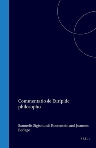 Commentatio de Euripide philosopho