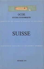 Etudes economiques de l'OCDE : Suisse 1971