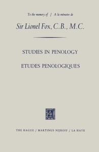 Etudes Penologiques Studies in Penology dedicated to the memory of Sir Lionel Fox, C.B., M.C. / Etudes Penologiques dediees a la memoire de Sir Lionel Fox, C.B., M.C.