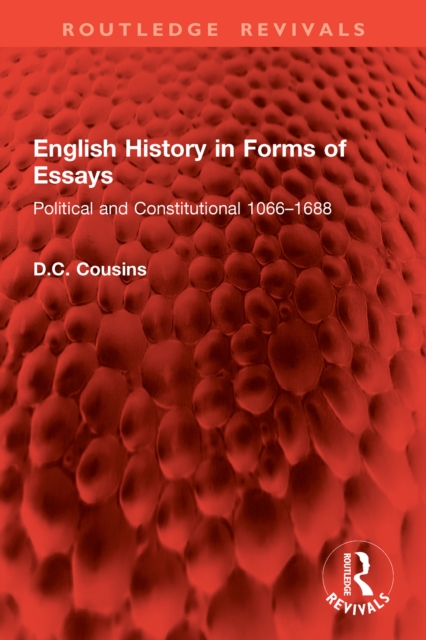 English History in Forms of Essays