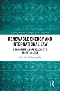 Renewable Energy and International Law