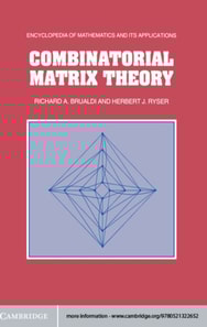Combinatorial Matrix Theory