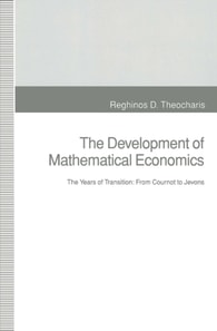 Development of Mathematical Economics