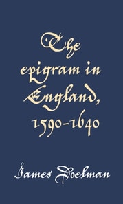 epigram in England, 1590-1640