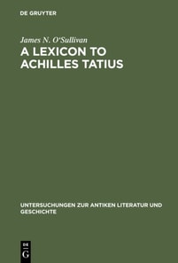Lexicon to Achilles Tatius