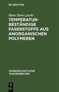 Temperaturbestandige Faserstoffe aus anorganischen Polymeren
