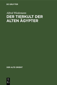 Tierkult der alten Agypter