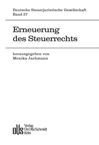 Erneuerung des Steuerrechts