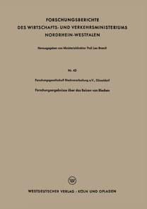 Forschungsergebnisse über das Beizen von Blechen
