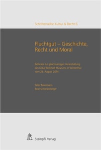 Fluchtgut - Geschichte, Recht und Moral